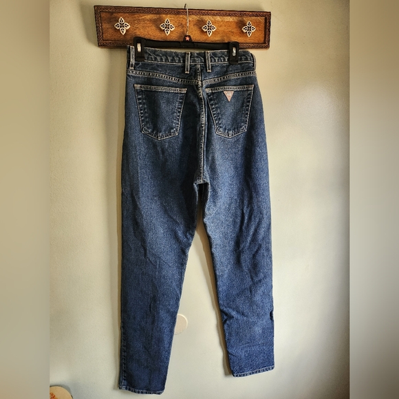 Vintage 1980s Guess by George Marciano Blue Jeans Size 32 - Picture 2 of 5